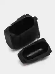 Красный чехол для беспроводных наушников Apple AirPods 1 / 2 / 3 / Pro Аирподс, силиконовый