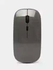 Белый мышь компьютерная , бесшумная, беспроводная, ультратонкая, 2.4 GHz, Bluetooth, USB зарядка
