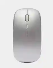 Белый мышь компьютерная , бесшумная, беспроводная, ультратонкая, 2.4 GHz, Bluetooth, USB зарядка