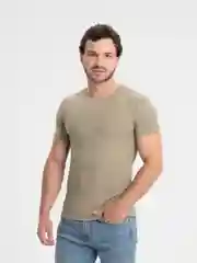 Оливковый футболка мужская