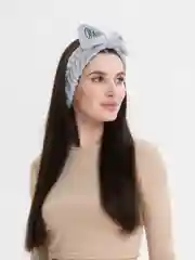 Серый повязка на голову для волос OMG
