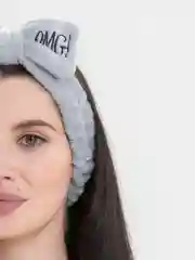 Серый повязка на голову для волос OMG