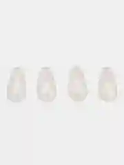Прозрачный накладки 4 шт. на носовые упоры для очков, на клею, силиконовые, без винтов