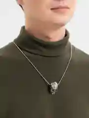 Угольный цепочка мужская, из нержавеющей стали, с кулоном