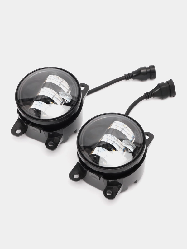 Противотуманные светодиодные фары ПТФ VESTA бело-желтая 50W (NTS-145-01-50W-WY), 2 фары
