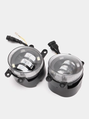 Противотуманные фары ПТФ TOYOTA c ДХО белая 30W (NTS-T03-W), комплект из 2 фар