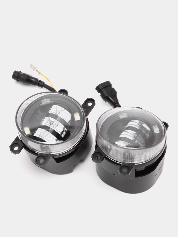 Противотуманные фары ПТФ TOYOTA c ДХО белая 30W (NTS-T03-W), комплект из 2 фар