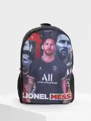 Черный рюкзак школьный "Lionel Messi"/Лионель Месси, для мальчика, для фанатов футбола