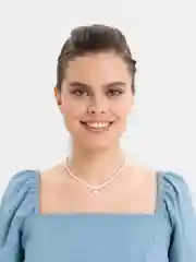 Чокер из бисера с сердцем