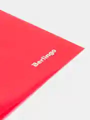 Красный папка-конверт на кнопке Berlingo, B5