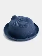 Индиго шляпа, панама соломенная, детская, унисекс