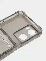 Серый чехол для Oppo A57 4G, A77 4G, A77S (Оппо А57, А77 4 Джи) силиконовый, c защитой камеры