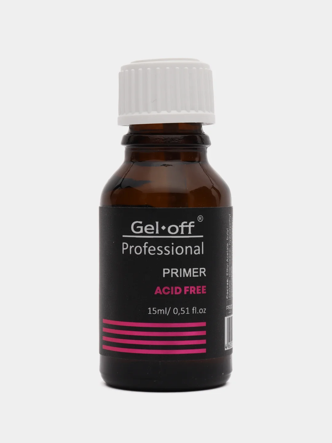 Праймер бескислотный Gel off, с кисточкой, 15 мл