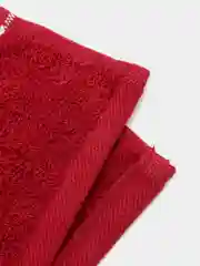 Бордовый набор махровых полотенец, подарочный набор, 70*130, 50*90, 30*60, 3 штуки