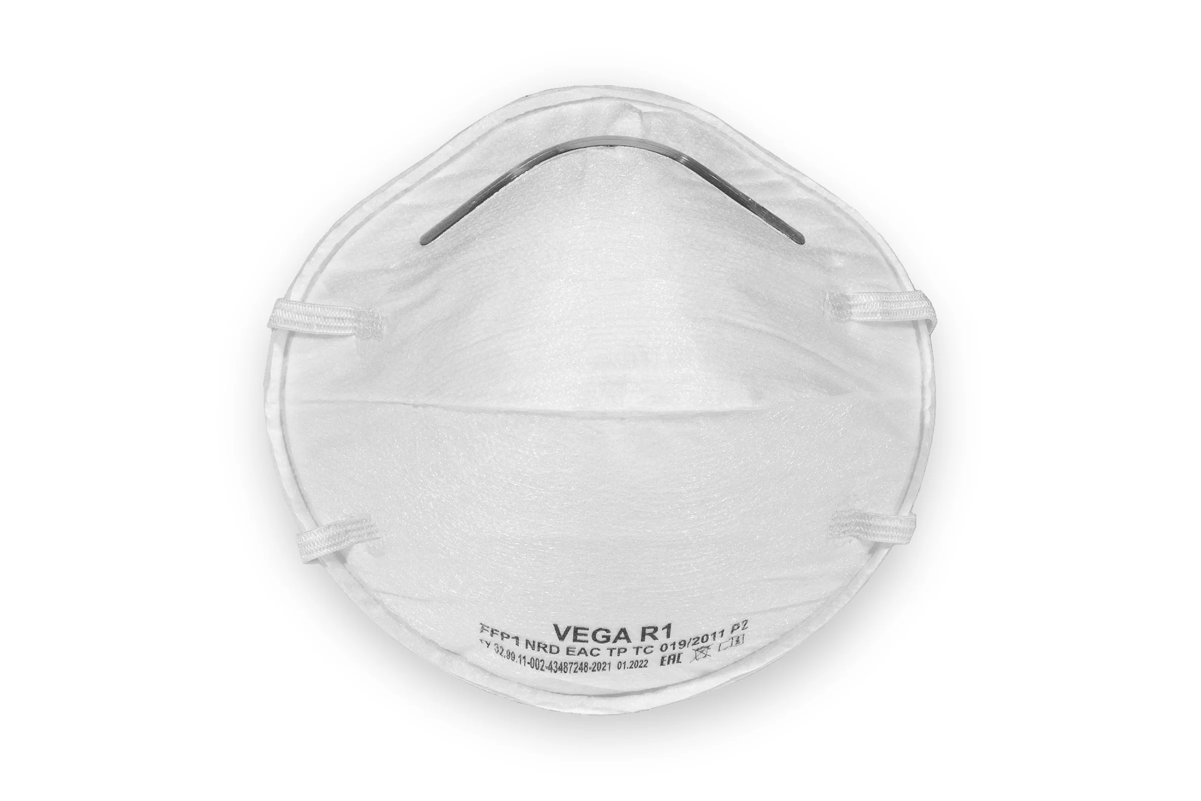 Белый профессиональный Респиратор VEGA FFP1, FFP2, FFP3 с клапаном и без клапана