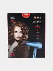 Синий профессиональный фен для укладки волос BQ HD2207B, МОЩНЫЙ 2400 Bт, 3 РЕЖИМА, ТЕРМОСТАТ