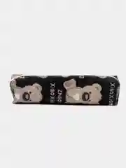 Угольный пенал школьный на молнии
