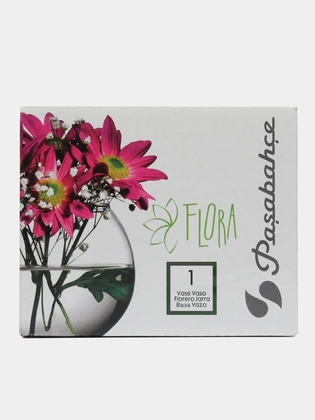 Ваза для цветов Flora (h 79мм) акв