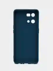 Синий чехол для OPPO Reno 7 4G / Reno 8 4G / Оппо Рено, силиконовый