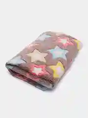 Разноцветный плед - покрывало, флис-бамбук 180/200