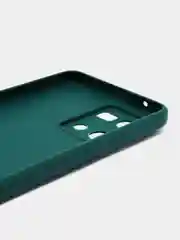 Зеленый чехол для OPPO Reno 7 4G / Reno 8 4G / Оппо Рено, силиконовый