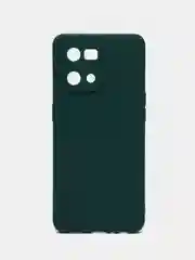 Зеленый чехол для OPPO Reno 7 4G / Reno 8 4G / Оппо Рено, силиконовый