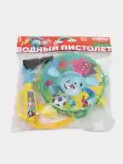 Голубой водный пистолет, ранец-баллон