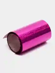Фольга розовая голография, для литья, 2.5 см х 1 м