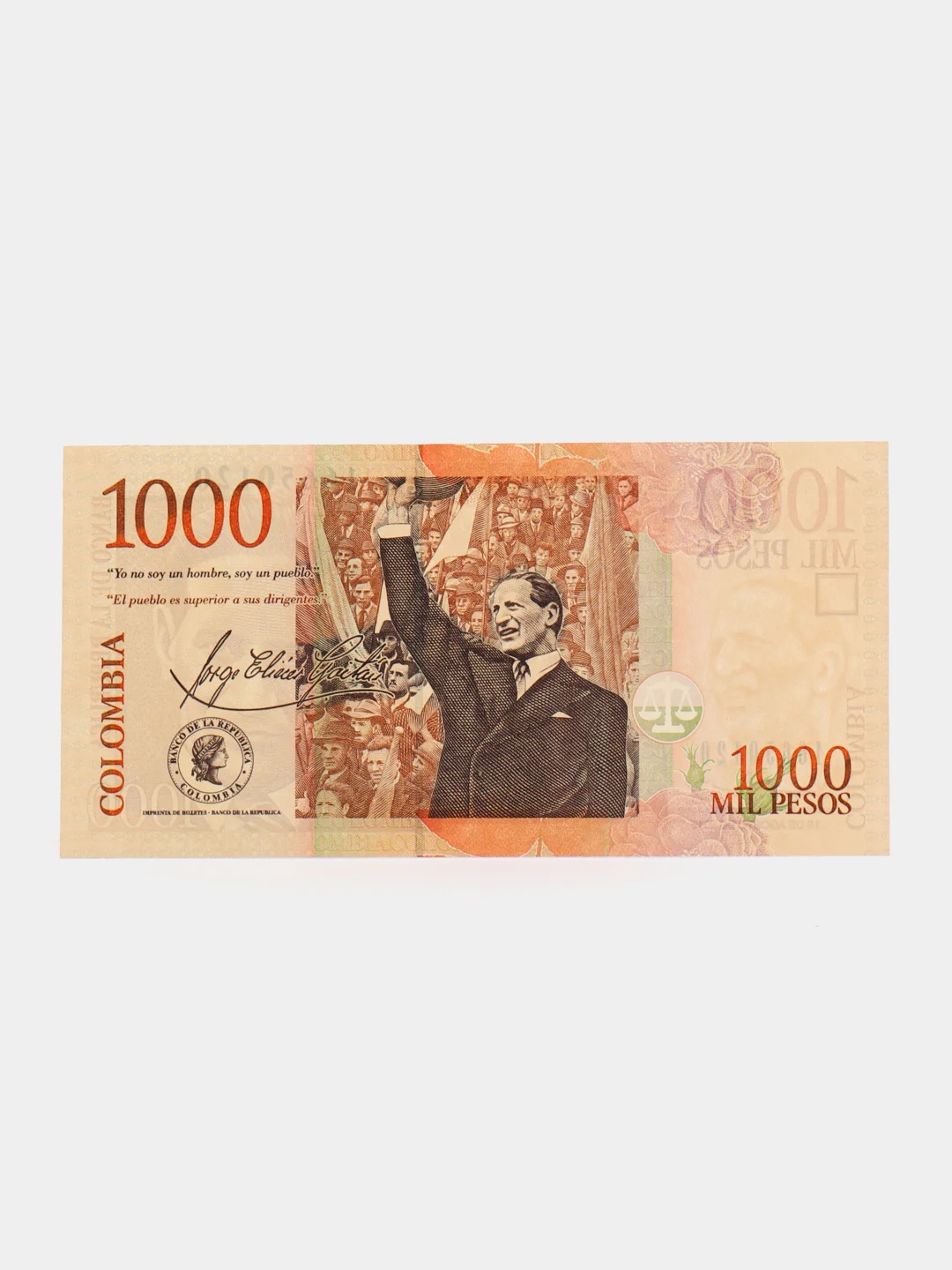 Иностранная купюра 1000 песо, 2015