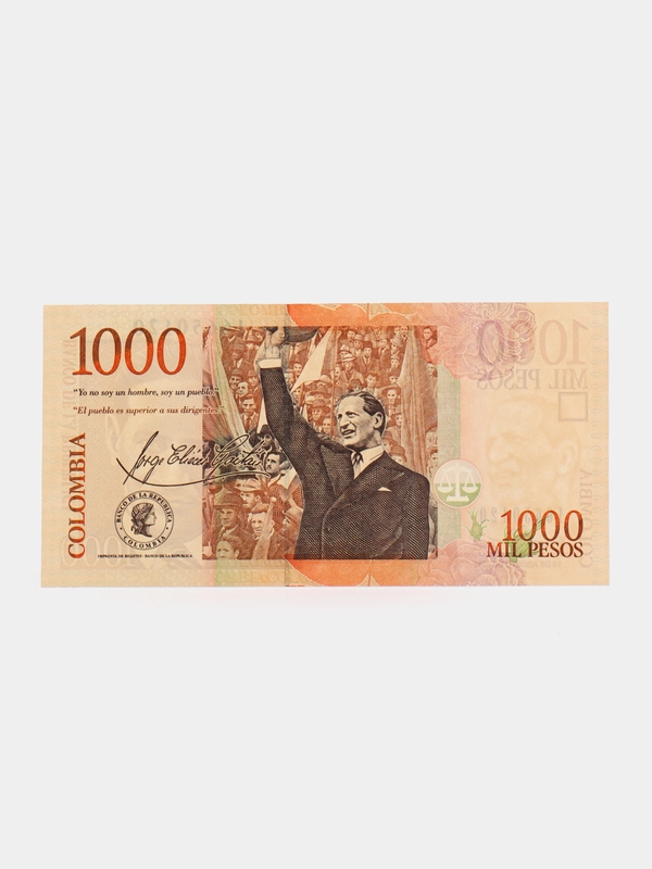 Иностранная купюра 1000 песо, 2015