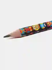 Тёмно-коричневый карандаш чернографитный Happy Graphix НВ, трёхгранный, 2 мм