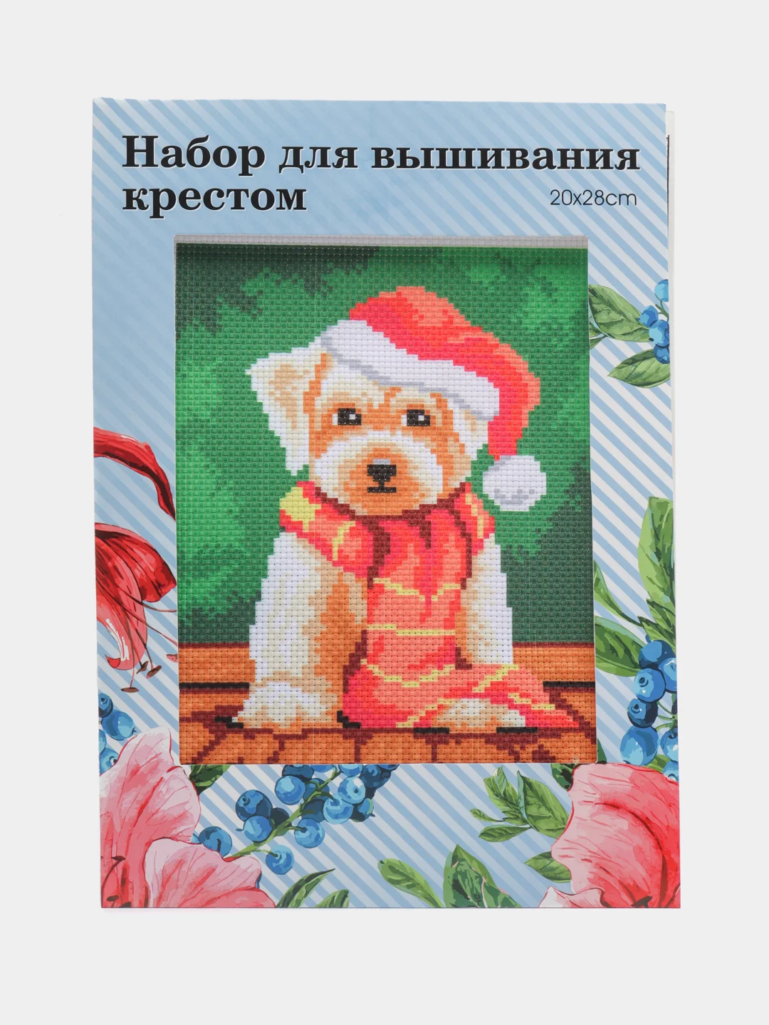 Мятный вышивка крестом, 20х28