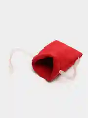 Алый бархатные мешочки для бижутерии