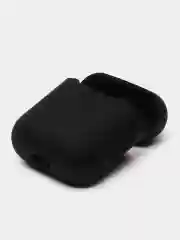 Чехол для Apple AirPods 1 / AirPods 2 черный силиконовый