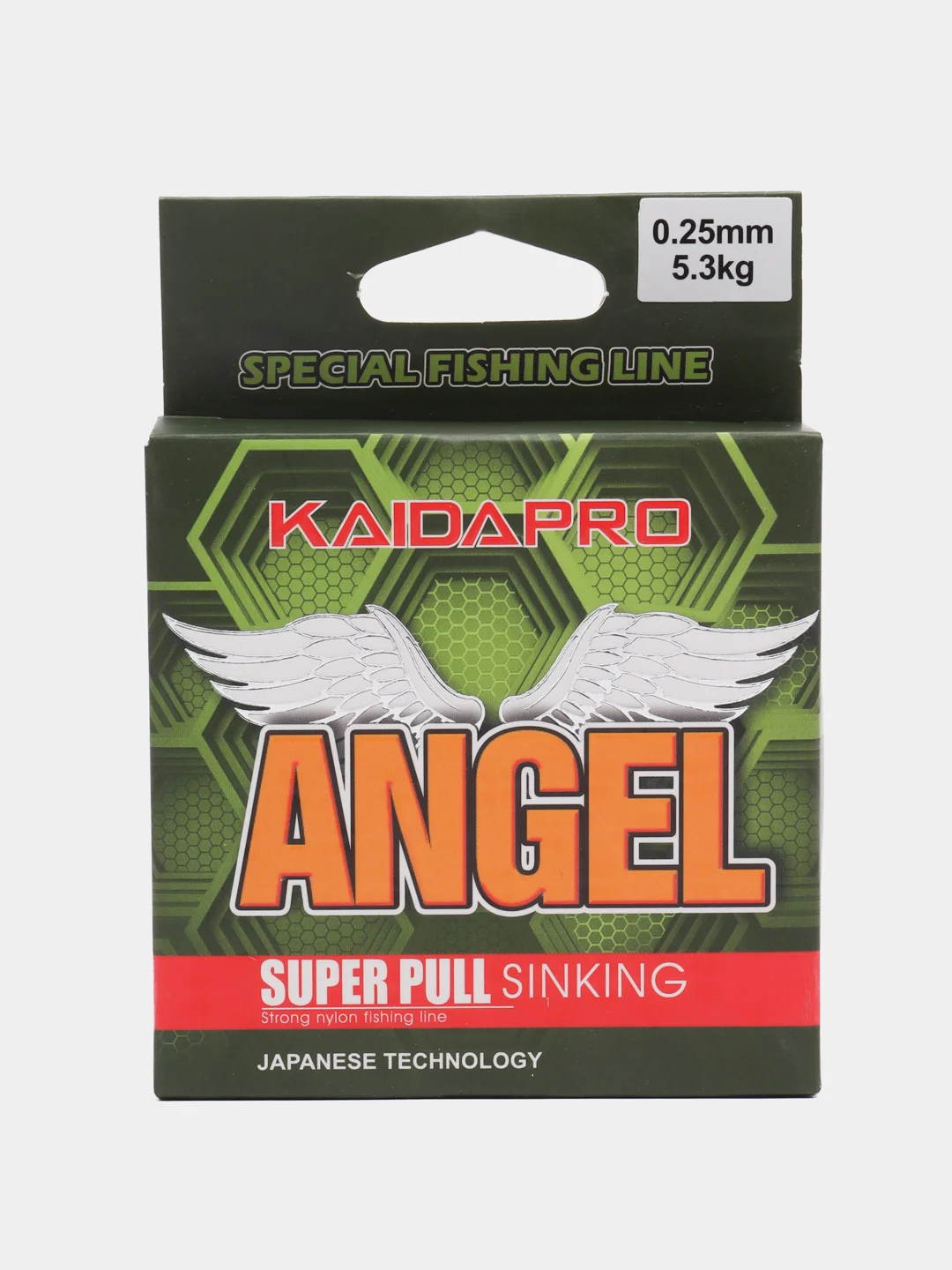 Леска ANGEL KAIDAPRO светло-зеленая 100м рыболовная, для плетения