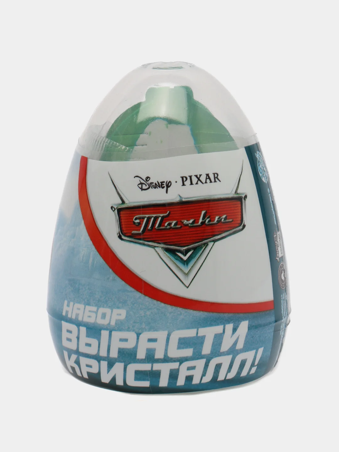 Яйцо-сюрприз "Вырасти кристалл", набор для опытов, Тачки МИКС
