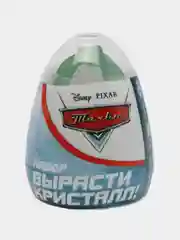 Яйцо-сюрприз "Вырасти кристалл", набор для опытов, Тачки МИКС