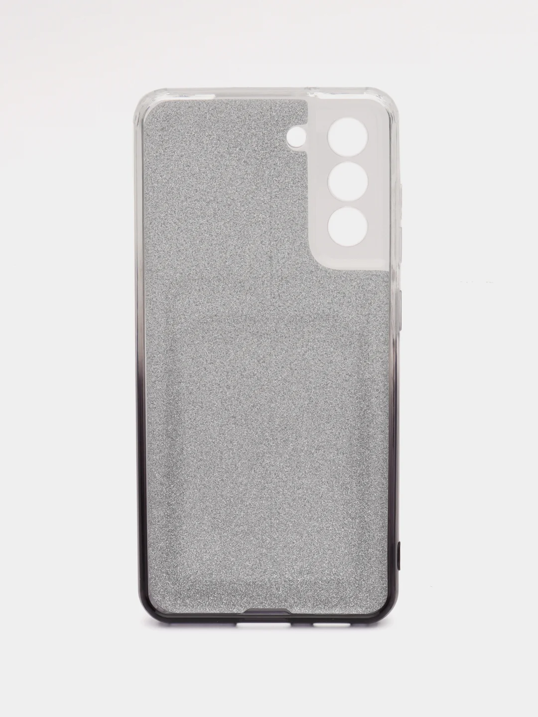 Черный силиконовый чехол с защитой камеры для Samsung S21FE, A03, A22S, A32 с карманом для карт