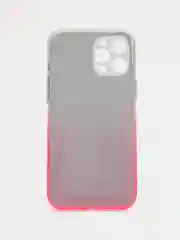 Фуксия силиконовый чехол с защитой камеры для iPhone 12 Pro, 13 Pro Max с карманом для карт