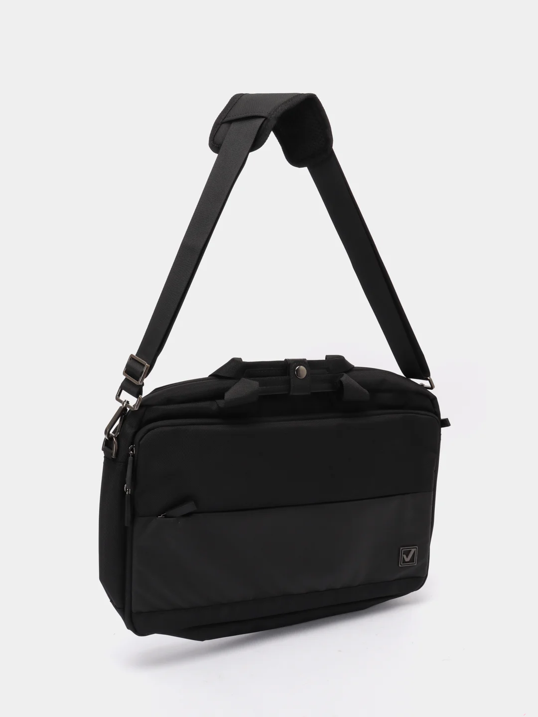 Сумка портфель BRAUBERG Expert с отд. для ноутбука 15,6", 2 отделения, черная, 30х40х10см
