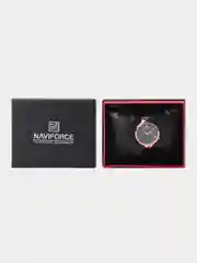 Черный женские наручные часы Naviforce NF5001 в подарочной упаковке