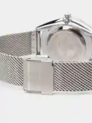 Серебряный женские наручные часы Naviforce NF5015 с календарём в подарочной упаковке