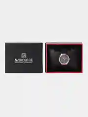 Синий женские наручные часы Naviforce NF5005 с календарём в подарочной упаковке