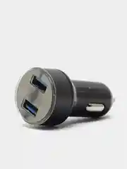 Черный автомобильное зарядное устройство 2 USB 3.1 А / разветвитель прикуривателя