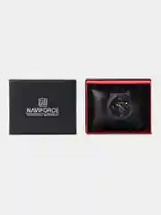 Черный мужские наручные часы Naviforce NF9099 с календарём, в подарочной упаковке