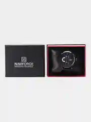 Серый мужские наручные часы Naviforce NF9068L с хронографом, в подарочной упаковке