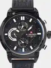 Белый мужские наручные часы Naviforce NF9068L с хронографом, в подарочной упаковке