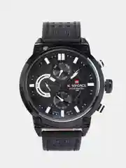 Белый мужские наручные часы Naviforce NF9068L с хронографом, в подарочной упаковке