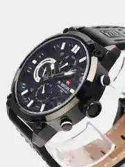 Белый мужские наручные часы Naviforce NF9068L с хронографом, в подарочной упаковке