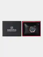 Синий женские наручные часы Naviforce NF5008 с календарём в подарочной упаковке